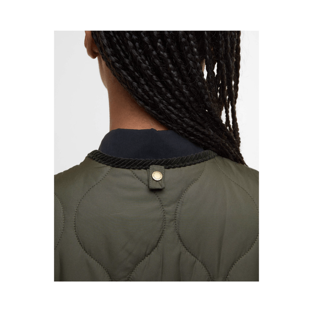 Barbour Klara Liner Fern Leaf Sage Natural