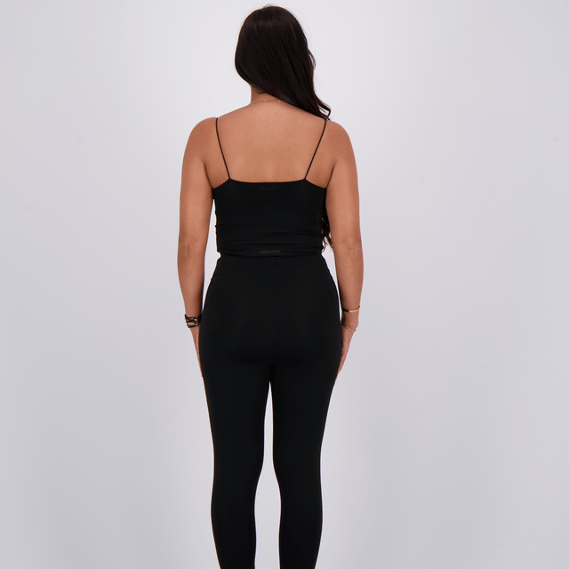 Reinders Seamless Crop Top True Black
