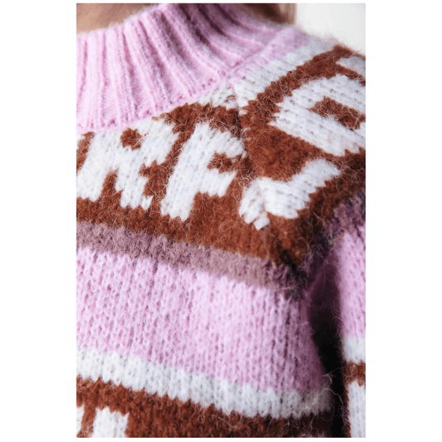 Ximenia CR Intarsia Knitted Sweater Multicolor