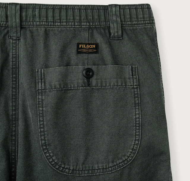Filson Oakville Canvas Shorts Gravel