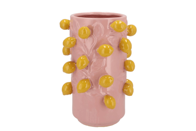 Fruit lemon light pink cilinder 