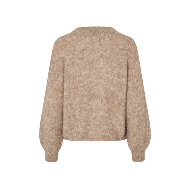 Patrisia new knit pullover Light Brown