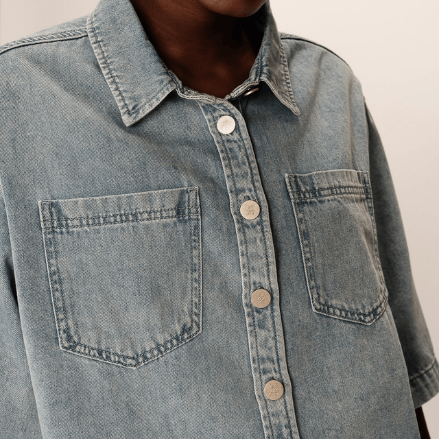 Shirt Blouse Skye Blue