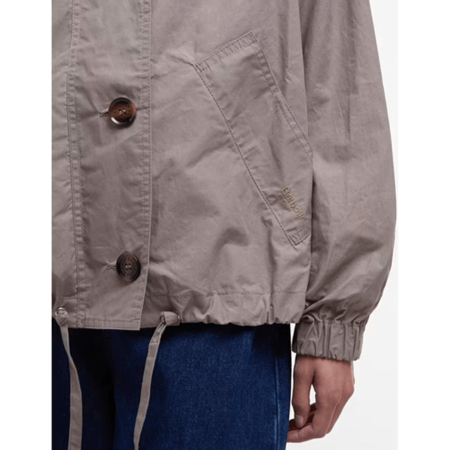 Barbour Bhodi Showerproof Jacket Dirty Khaki Safari Tartan