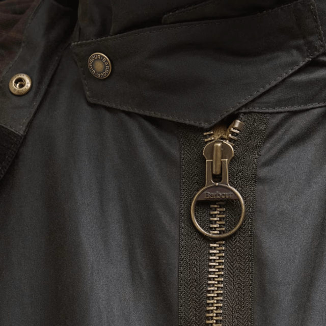 Barbour Re-Engineered Bardon Spey Wax Jacket Olive