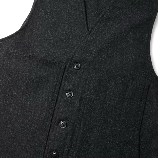 Filson Mackinaw Wool Vest Charcoal 