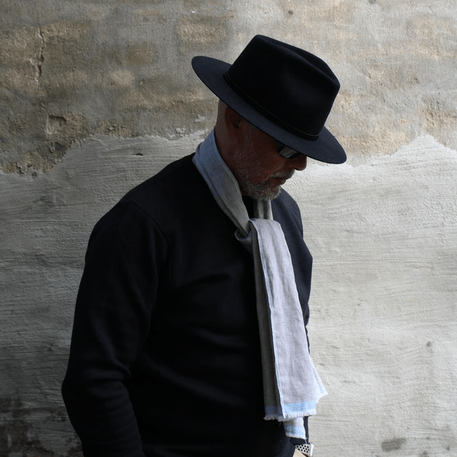 Stetson Fedora Woolfelt zwart