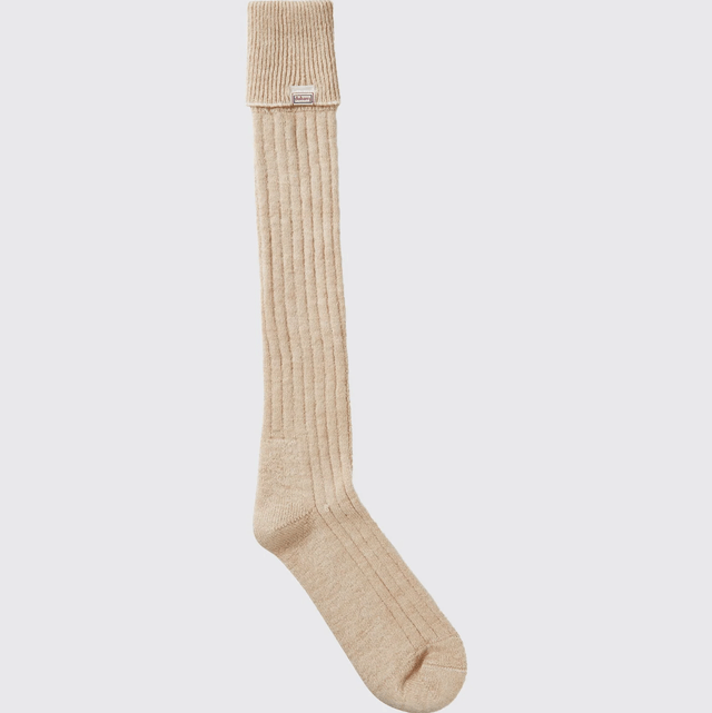 Dubarry Alpacawol sokken - Lang - Oat