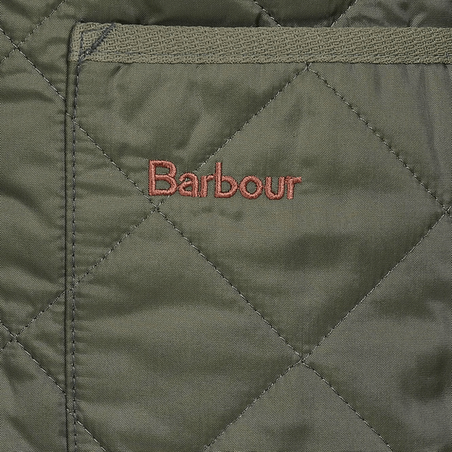 Barbour Quilted Waistcoat Zip Olive Classic