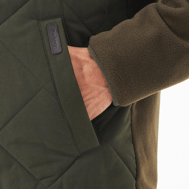 Hybrid Fleece Jacket Olive 