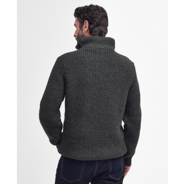 Barbour New Tyne Half Zip Olive
