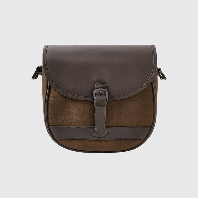 Dubarry Clara Ladies Leather Saddle bag - Walnut