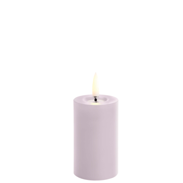 Pillar Candle Lavender Melted 5 x 7,5 cm