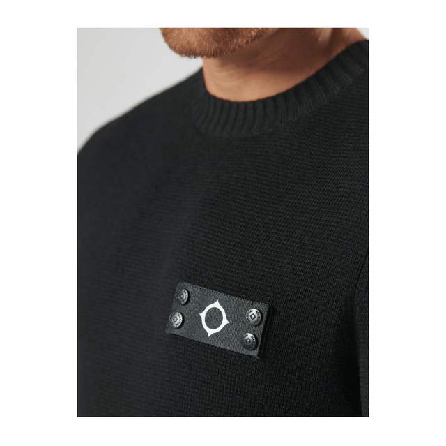 Ma.Strum Montage Crew Neck Jet Black