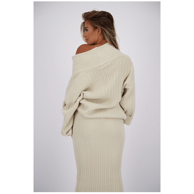 Reinders Kourtney Knit Sweater Creme