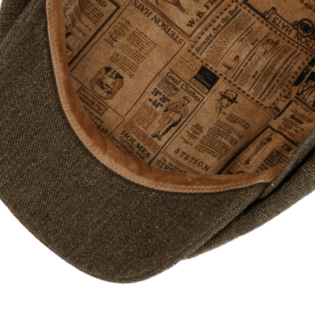 Stetson Hatteras Forestburg Flat Cap Brown
