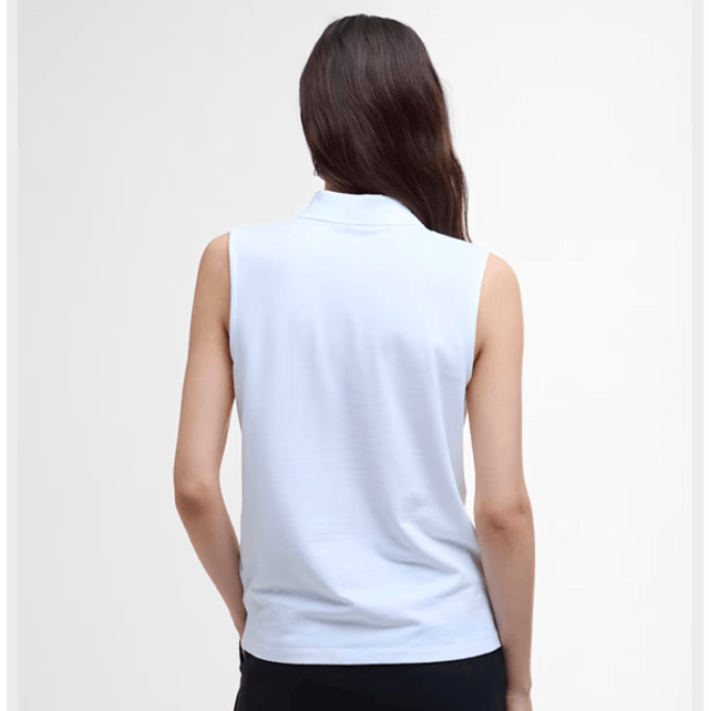 Barbour Bowford Sleevles Top White 
