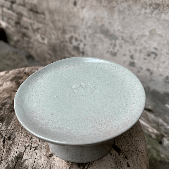 Kandelaar grijs blauw 