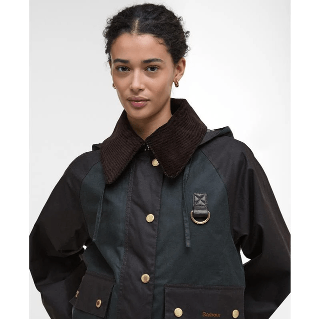 Barbour Reighton Wax Ladies Jacket Sage/Rustic/Ancient