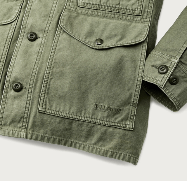 Filson Field Cruiser Jacket Washed Fatigue Green 