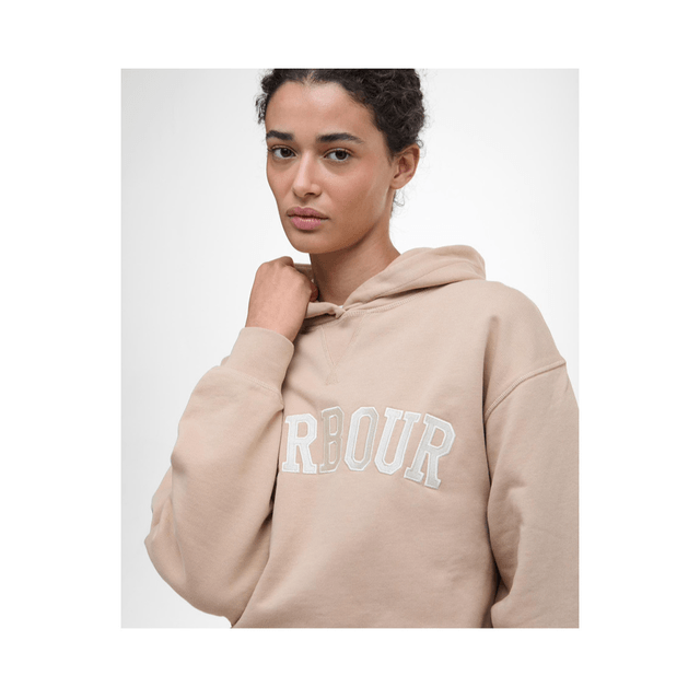 Barbour Northumberland Hoodie Pale Camel