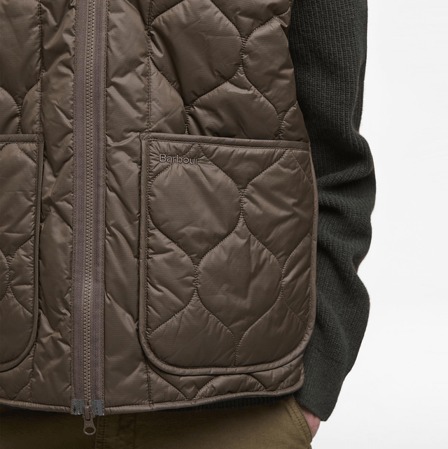 Barbour Re-Engineered Utility Liddesdale Gilet Dark Olive