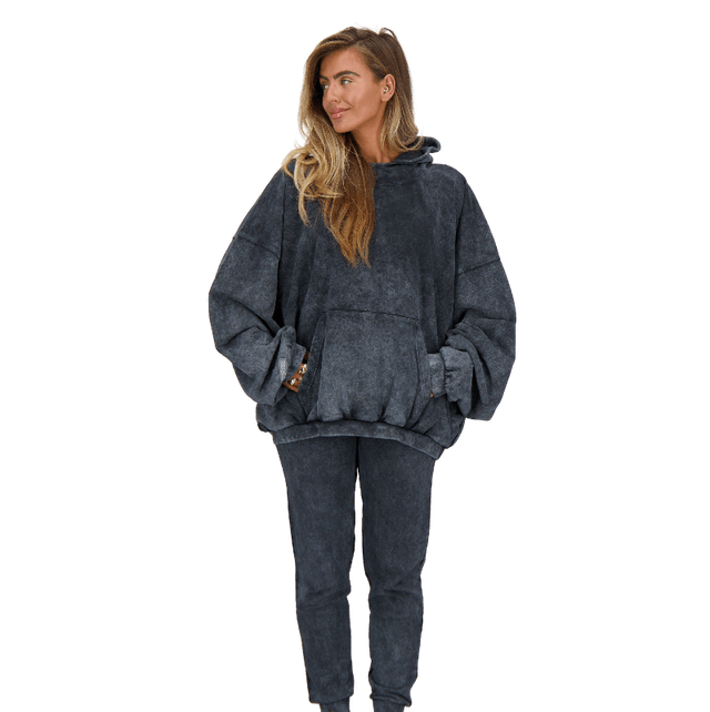 Reinders Hoodie Vintage Wash True Black
