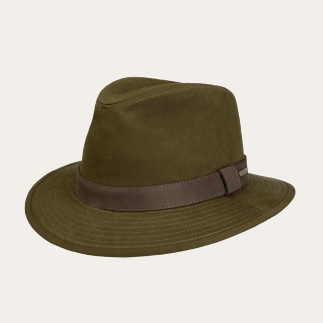 Stetson Traveller Waxed Cotton Green
