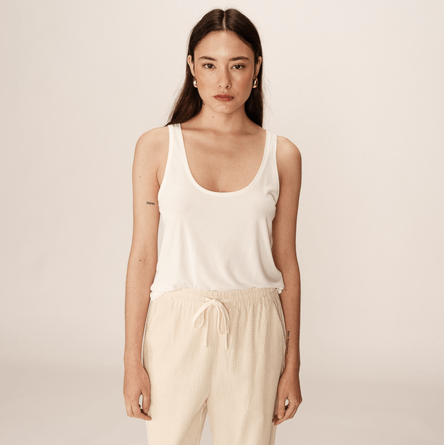 Corduroy Trousers Ecru