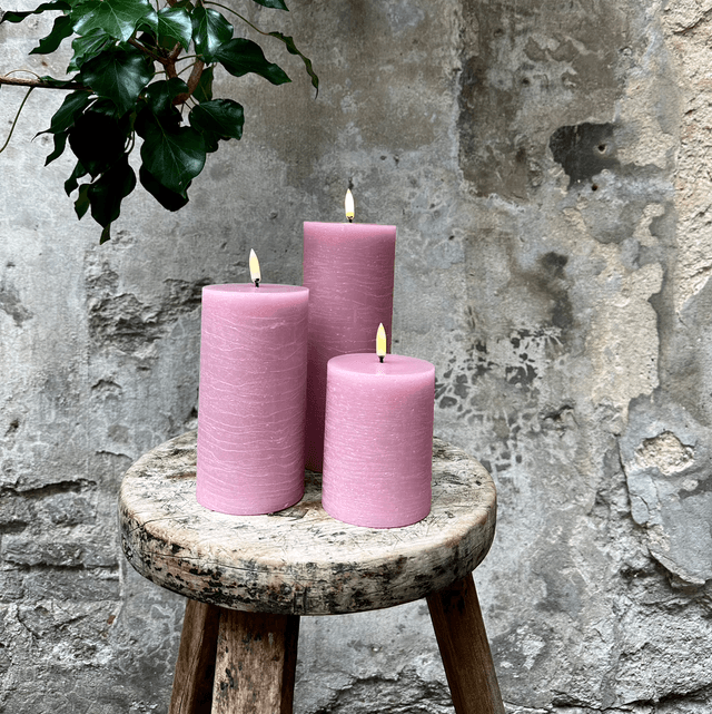 Stompkaars Rustiek Dusty Rose 7,8 X 20 cm