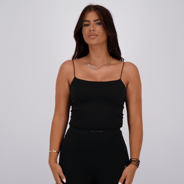 Reinders Seamless Crop Top True Black