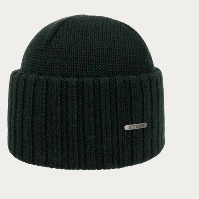 Stetson Beanie Merino Dark Green