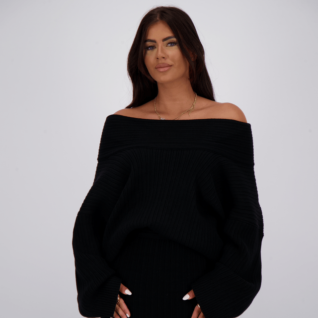 Reinders Kourtney Knit Sweater True Black