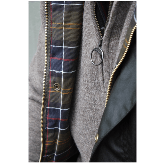 Barbour Holden Half Zip Military Marl 