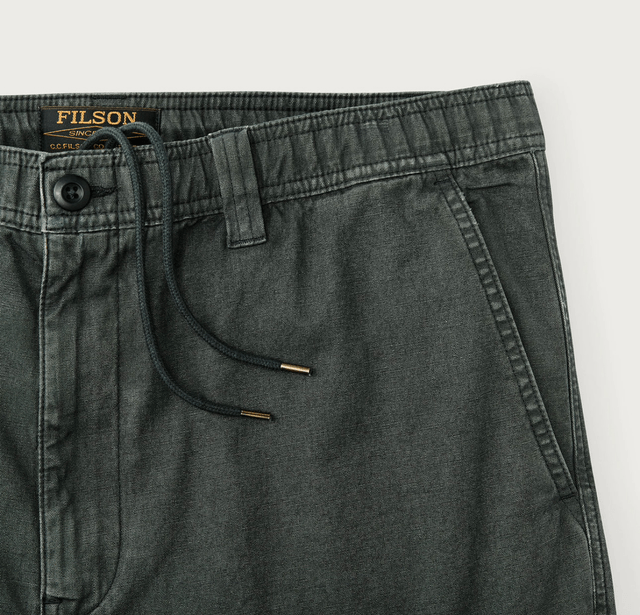 Filson Oakville Canvas Shorts Gravel