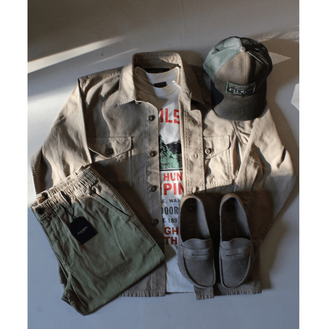 Filson Logger Mesh Cap Otter Green