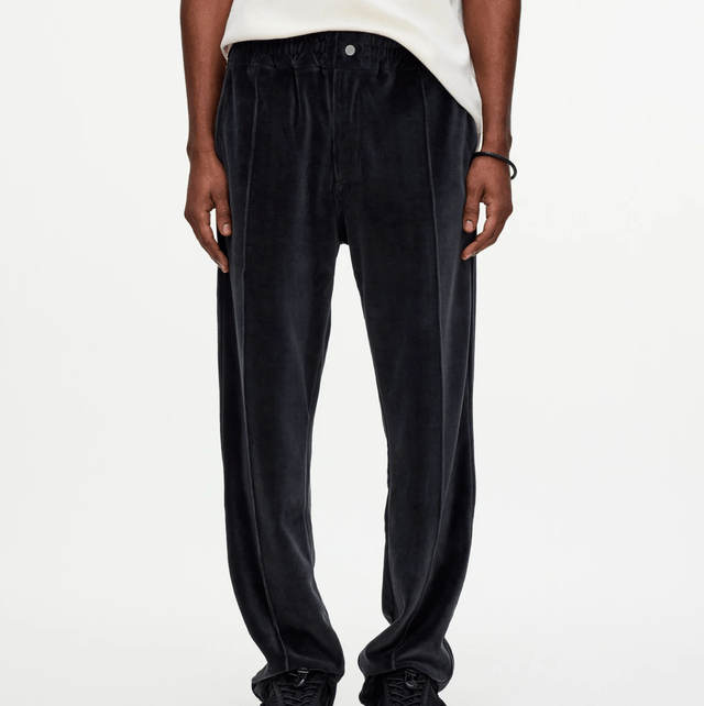 OAS Nearly Black Velour Pants