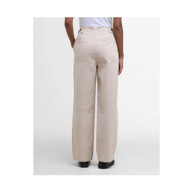 Barbour Faye Straight Leg Trousers Oatmeal