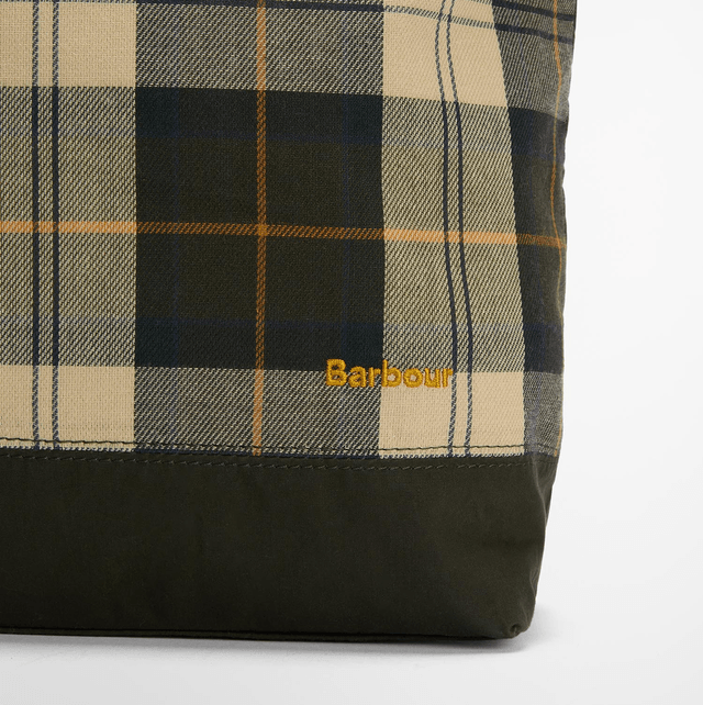 Barbour Mya Patchwork Tote Bag Sage 