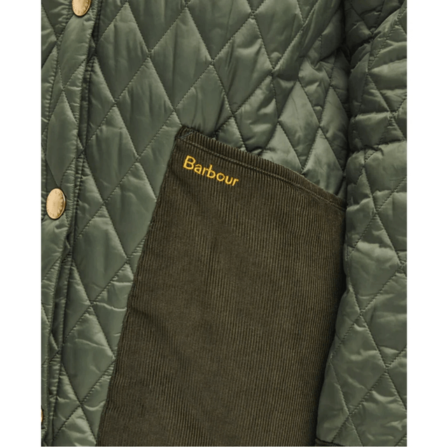 Barbour Reeth Diamond Quilt Jacket Olive/Ancient