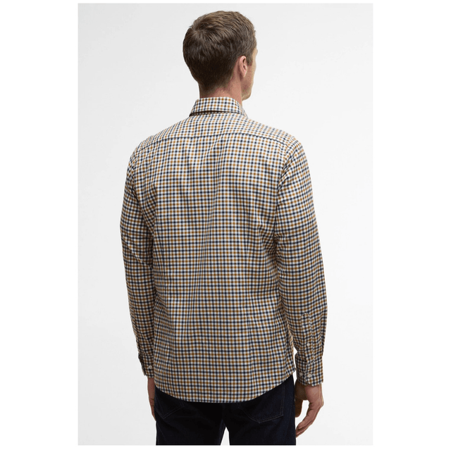 Barbour Finkle Tailored Gingham Shirt Copper 