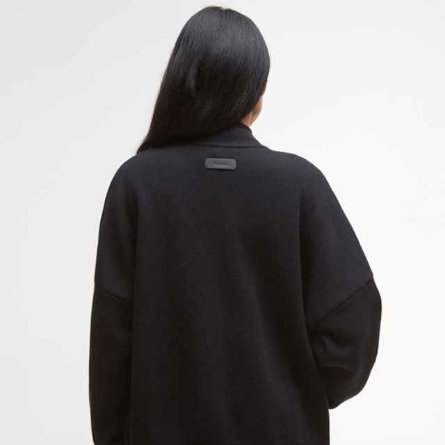 Barbour Milda Knitted Bomber Black