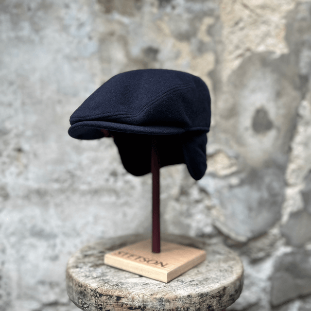 Stetson Kent Wool/Cashmere Earflap Blauw