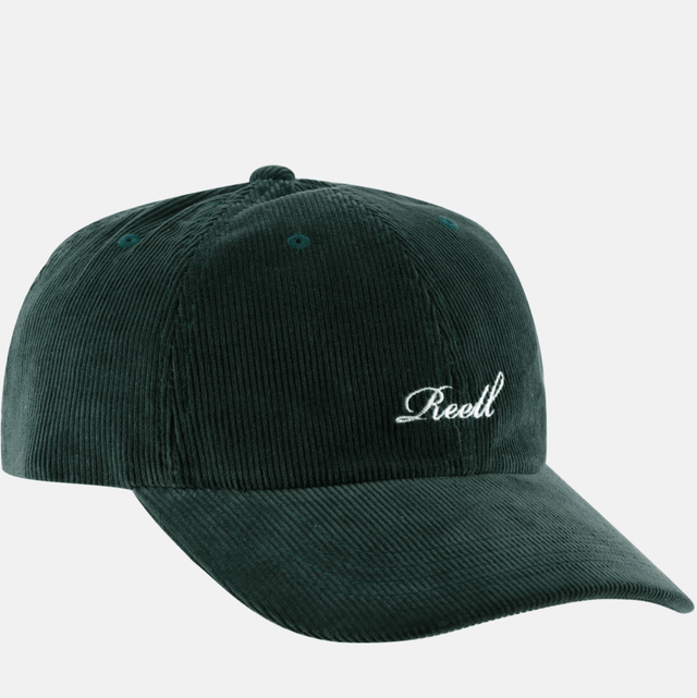 Reell Single Script Cap Dark Green Ribcord