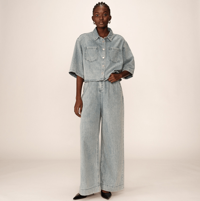 Shirt Blouse Skye Blue