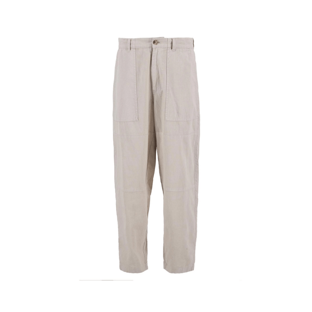 Barbour Linen-Blend Relaxed Trousers Mist