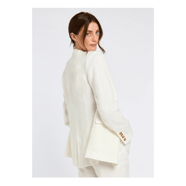 Dubarry Avonlea Dames Linnen Jas - White