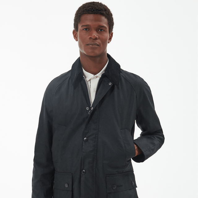 Barbour Ashby Waxed Jacket Black Classic