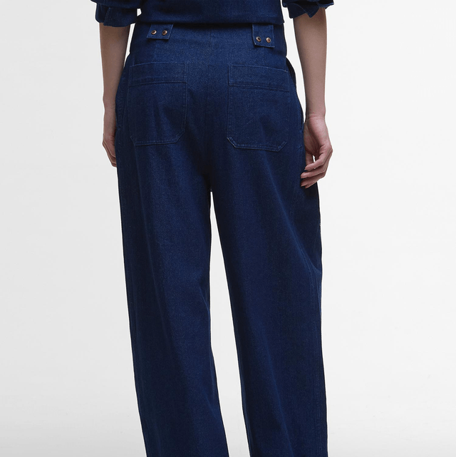Barbour Arla Denim Wide-Leg Trousers