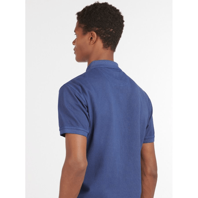 Barbour Washed Sports Polo Shirt Navy